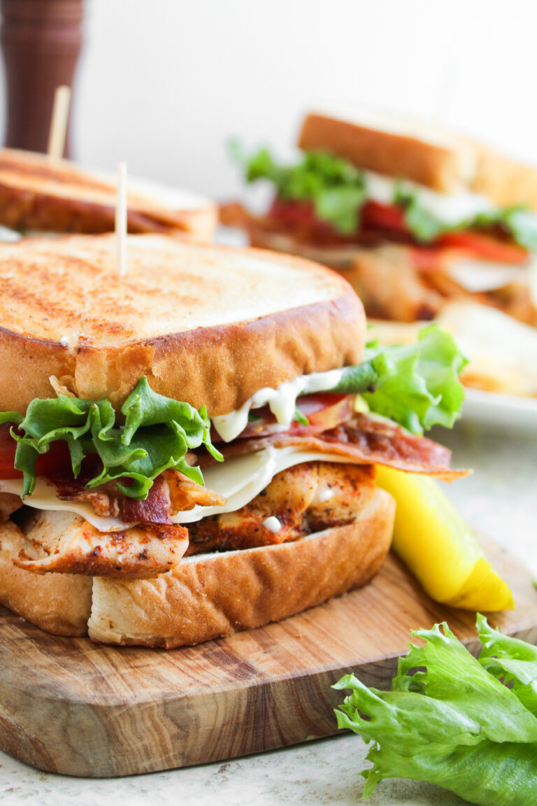 Blackened Chicken Club Sandwiches