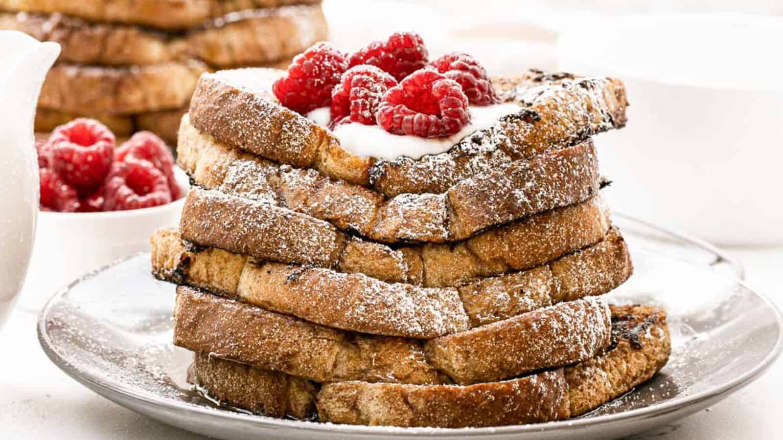 Easy Vegan French Toast. Photo credit: Two City Vegans.